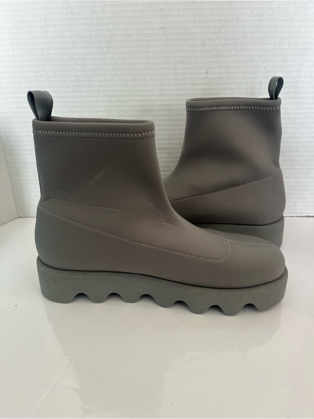 Issey Miyake x United Nude Grey Platform Boots 37 Star Trek Screen Worn - Picture 8 of 14